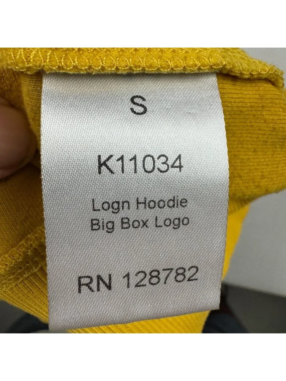 66° North Iceland Men's 100% Cotton Blend Logo Hoodie Gold • Small_4